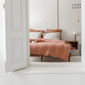 Biała lniana poszewka na poduszkę Linen Tales, 45x45 cm