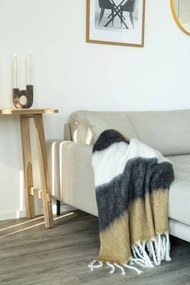 Konsola z litego drewna tekowego 30x90 cm Girona – House Nordic