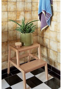 Zestaw 2 zielonych ceramicznych doniczek Hübsch Herb