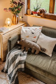 Brązowy szklany wazon Mayah – Bloomingville