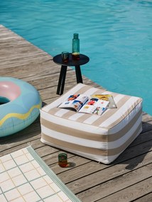 Czarny stolik ogrodowy WOOOD Fer, ø 40 cm