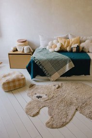 Puf dziecięcy w kolorze ochry Vichy Honey – Lorena Canals