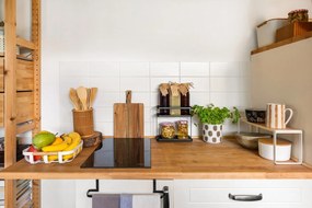 Czarny wiszący uchwyt na ścierki Metaltex Galileo Lava