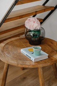 Szklany ręcznie wykonany wazon Lunar – Hübsch