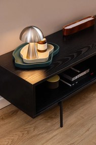 Ciemnoszara lampa stołowa LED ze ściemniaczem (wysokość 20 cm) Mush – Hübsch