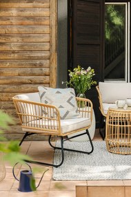 Okrągły stolik ogrodowy ze sztucznego rattanu ø 47 cm Vistdal – Bonami Essentials