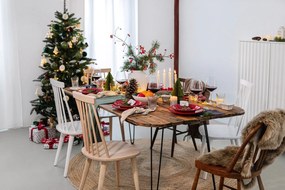 Biała wysoka komoda 97x130 cm Sierra – Teulat