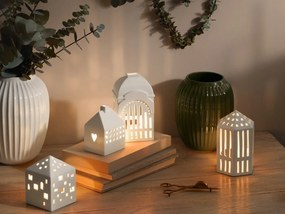 Biały ceramiczny świecznik Kähler Design Urbania Lighthouse Tivoli