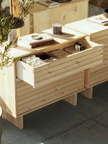 Naturalna komoda z drewna sosnowego Karup Design Kommo