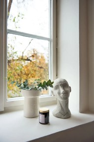 Biały kamionkowy wazon Kähler Design Ombria, wys. 20 cm