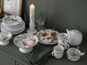 Biały porcelanowy talerz Kähler Design Hammershoi, ⌀ 27 cm