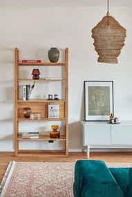 Regał w dekorze dębu 90x185 cm Newest – Woodman