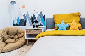 Naklejka ścienna Ambiance Giant Kid Sticker Scandinavian Mountains Parka
