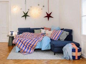 Niebieska metalowa lampa stołowa Keen – Hübsch