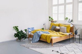 Białe bawełniane prześcieradło elastyczne Good Morning, 180x200 cm