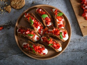 12-częściowy zestaw ceglastych naczyń z kamionki Bonami Selection Malia