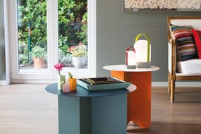 Biała lampa stołowa LED ze ściemniaczem (wysokość 15 cm) Uri – Remember