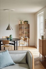 Czarny okrągły stół ø 140 cm Fjord – Hübsch