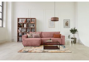 Brązowy regał w dekorze orzecha 150x198 cm Berlin – TemaHome