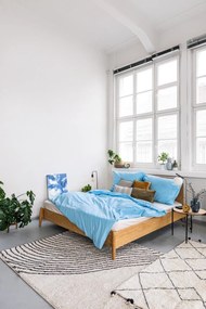 Białe bawełniane prześcieradło elastyczne Good Morning, 180x200 cm