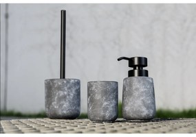 Szara ceramiczna szczotka do WC Sacile – Wenko