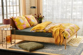 Niebieski dywan z wiskozy Universal Vintage Flowers, 120x170 cm