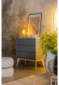 Biały puf z materiału bouclé Milford – House Nordic