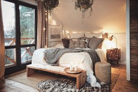 Biała świeczka Ego Dekor Cylinder Pure, 50 h