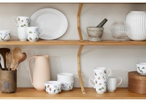 Biały kamionkowy wazon Kähler Design Hammershoi, wys. 20 cm