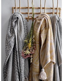 Szary pled Bloomingville Throw, 130x160 cm
