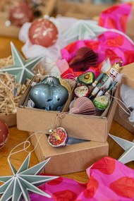 Drewniane ozdoby świąteczne zestaw 6 szt. 13 cm Nikita – Bloomingville