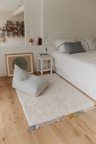 Kremowy bawełniany dywan dziecięcy tkany ręcznie odpowiedni do prania 170x240 cm Stardust – Lorena Canals