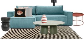 Zielony stolik Teulat Cep, ø 110 cm