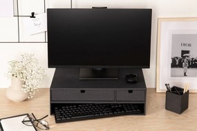 Kartonowy organizer na dokumenty z szufladką Ted Canvas Paper Laminate – Bigso