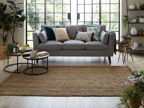 Brązowy dywan z juty Flair Rugs Jute, 120x170 cm