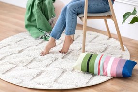 Krzesło z litego drewna dębowego z niebieskoszarym siedziskiem Gazzda Muna