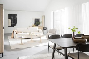 Okrągły stolik w dekorze dębu 60x60 cm Hobart – Rowico