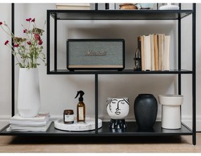 Czarno-biały porcelanowy wazon Mauro Ferretti Pot Face