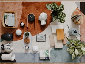 Biały kamionkowy wazon Kähler Design Ombria, wys. 20 cm