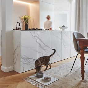 Porcelanowa miska dla kotów ø 14 cm Fresco Concrete S – MiaCara
