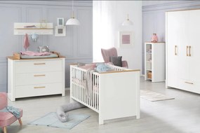 Biała szafa dziecięca 139x200 cm Ava – Roba