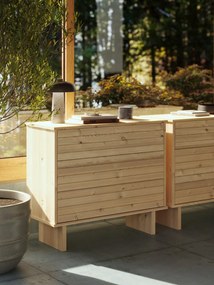 Naturalna komoda z drewna sosnowego Karup Design Kommo