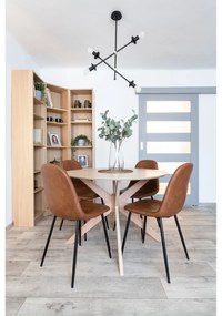 Zestaw 2 brązowych krzeseł Bonami Essentials Lissy