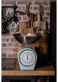 Niebieska waga kuchenna Kitchen Craft Living Nostalgia, nośność 4 kg