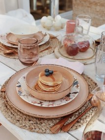 Różowa szklanka ze szkła z recyklingu Ego Dekor Water, 0,4 l