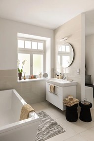 Kremowy marmurowy dozownik do mydła 200 ml Marble – Mette Ditmer Denmark