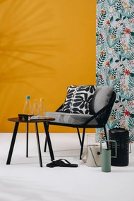 Czarny fotel ogrodowy Bonami Selection North