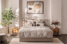 Kremowy kamionkowy wazon (wysokość 26,5 cm) – House Nordic