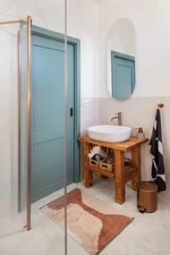 Ceglasto-beżowy bawełniany dywan odpowiedni do prania 50x80 cm Figura – Mette Ditmer Denmark