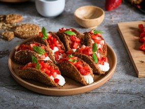 12-częściowy zestaw ceglastych naczyń z kamionki Bonami Selection Malia